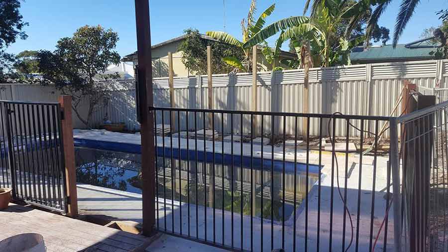Steel Fence — Landscape Service in Australia