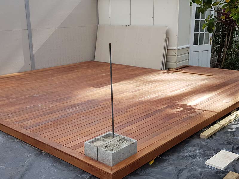 Wooden Deck— Landscape Service in Australia