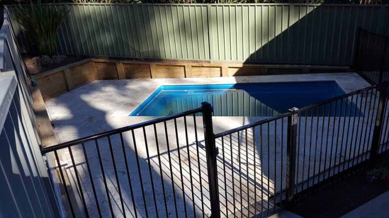 Pool Paving & Fence — Landscape Service in Newcastle